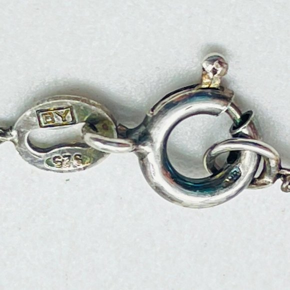 Arrow Shaft Star Silver Chain Marked BY 925 Snowflake Classic Career Cosplay - Picture 3 of 6